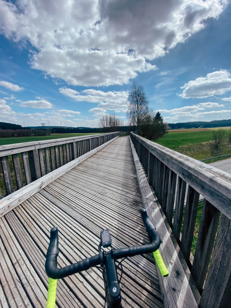 Radweg nach Helmbrechts, Brücke Volkmannsgrün