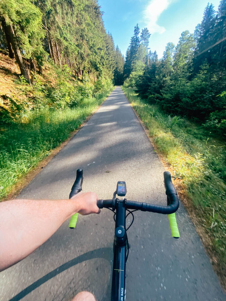 Radweg nach Schwarzenbach am Wald