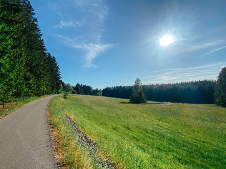 Radurlaub in Deutschland, Radweg nach Schwarzenbach am Wald