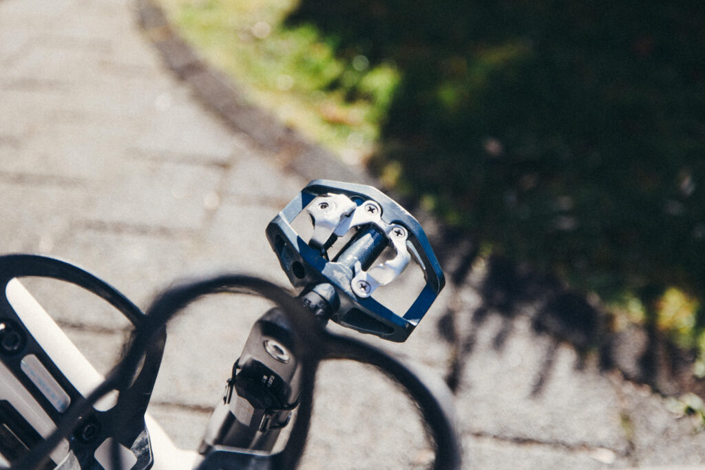 SPD Pedal an einem Canyon Gravel-Bike